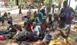 A Guiglo un camp de déplacés  Mai 2011