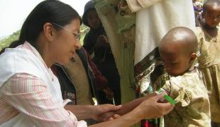 Dr Joanne Liu lors d'une mission avec MSF en Ethiopie.