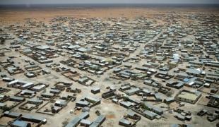 Vue de la ville de Galcayo Somalie  Mars 2011