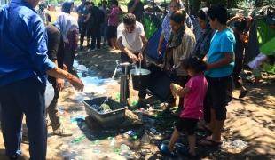 Frontière serbo hongroise juillet 2016.