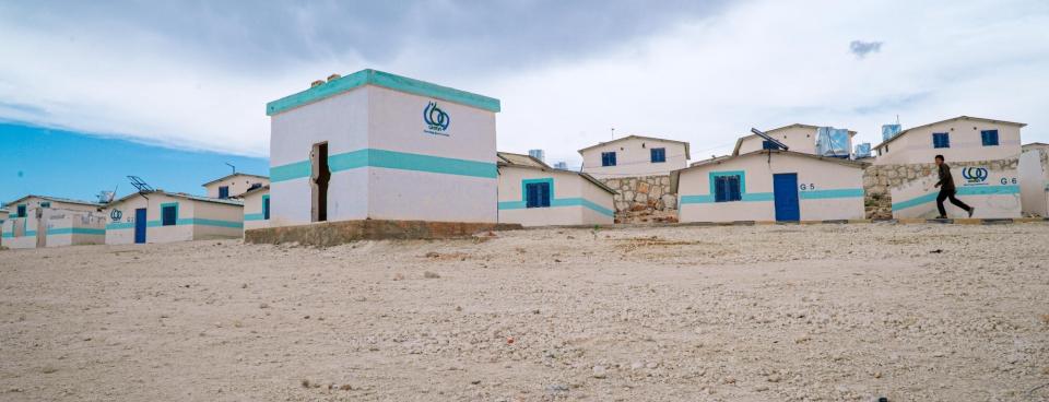  Abris de personnes déplacées à Idlib, dans le nord-ouest de la Syrie.