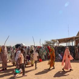Sudanese refugees from El Fasher in Chad
