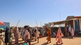 Sudanese refugees from El Fasher in Chad